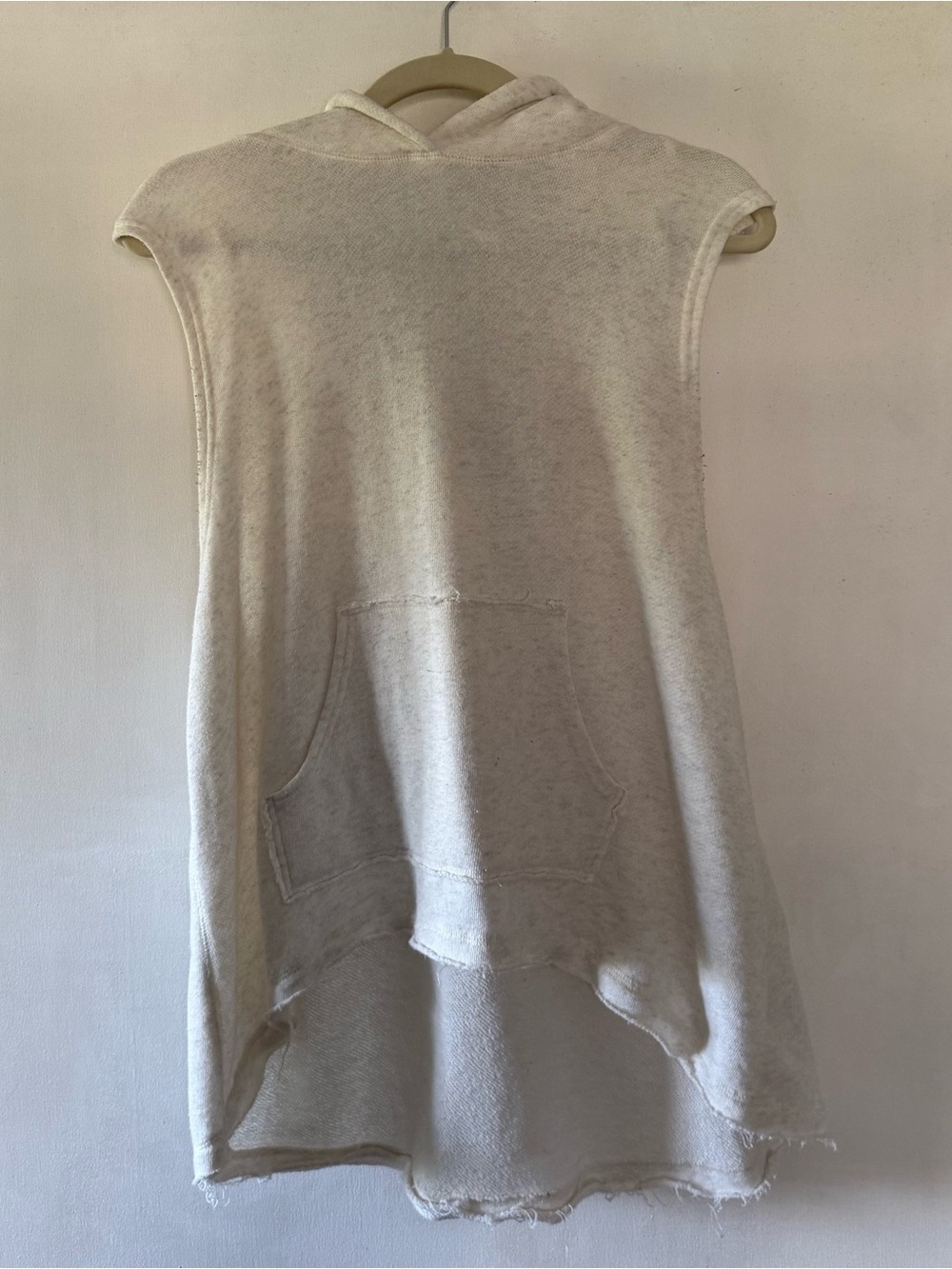 Free People Sleeveless Hooded Sweatshirt